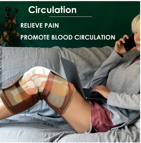 Jkiui electric heat massage knee pads, knee and leg no longer pain!