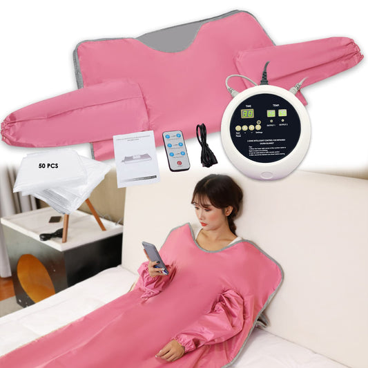 JKIUI Sauna Blanket with Upgraded Hand Stretch Design