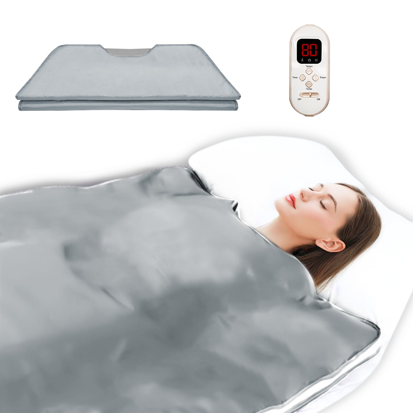 Pinjaze sauna blanket(Silver)