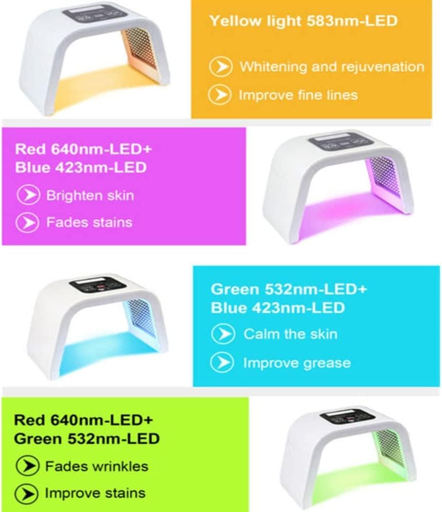 Pinjaze 7 in 1 Color LED Face Mask