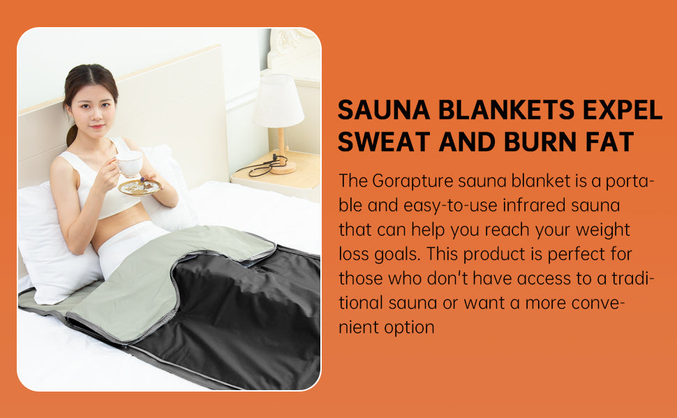 Udinek Sauna Blanket with Remote Control