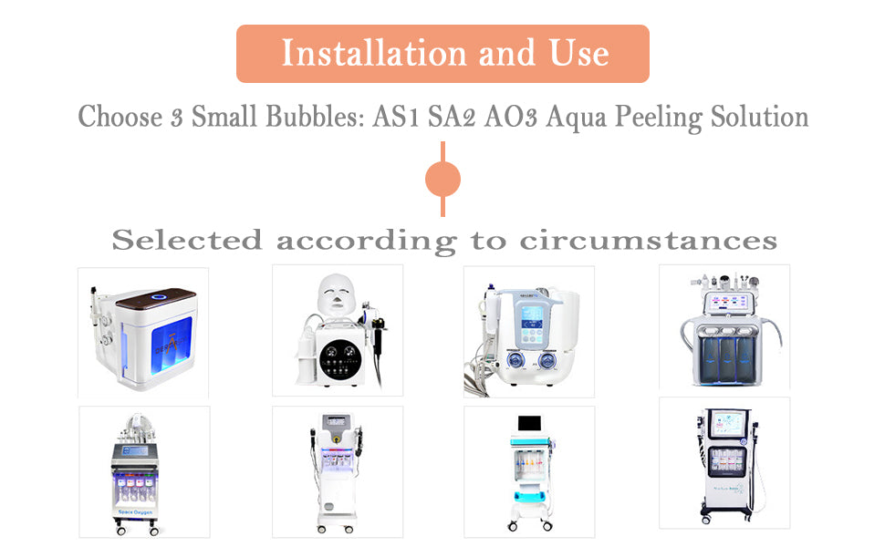 Pinjaze Hydrogen Oxygen Facial Machine Serums for Facial Cleansing