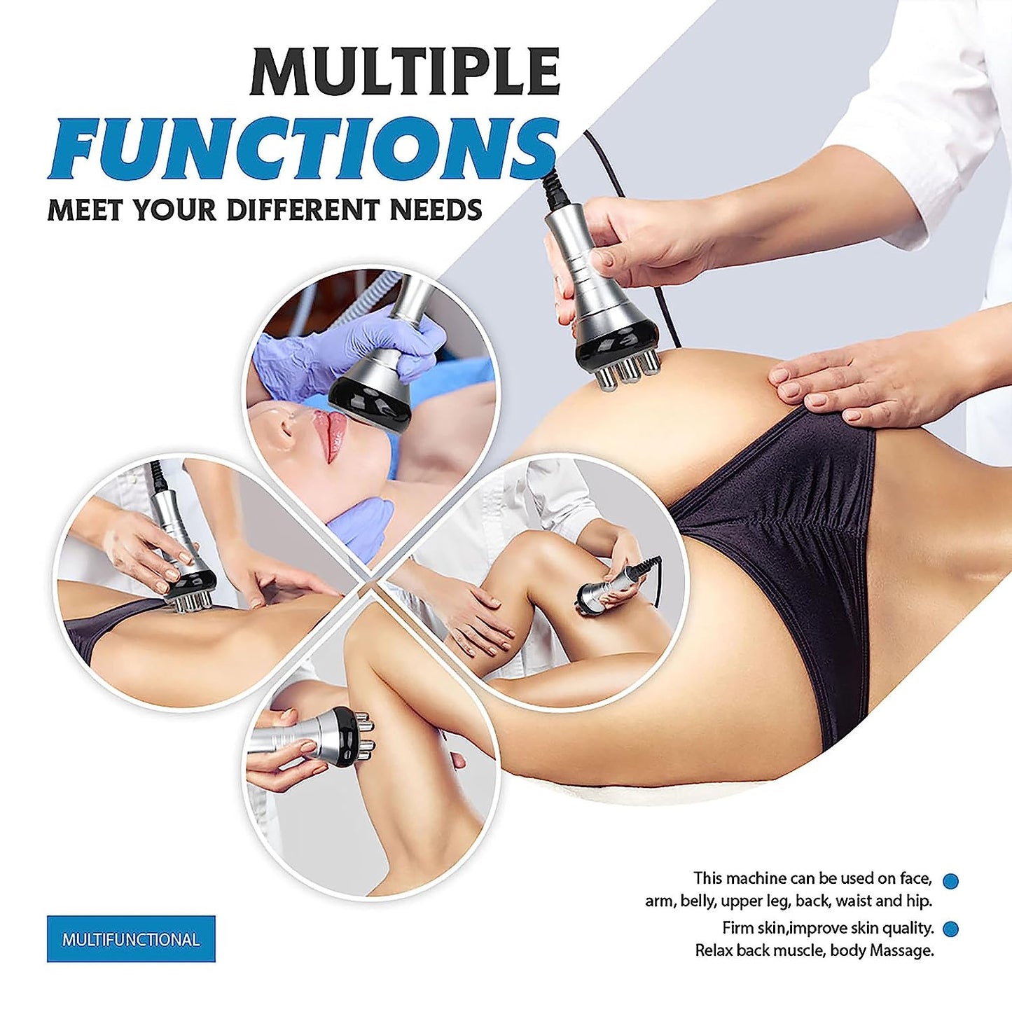Pinjaze 4 in 1 Cavitation Machine, Body Sculpting Machine