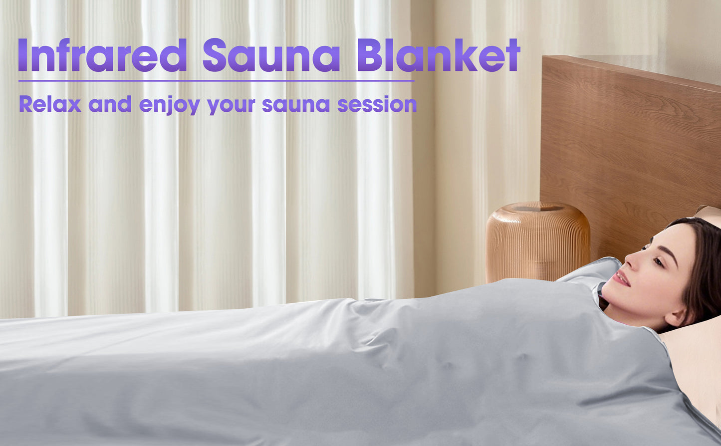 Pinjaze sauna blanket(Silver)