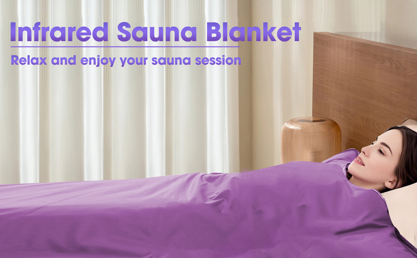 Pinjaze sauna blanket(Purple)