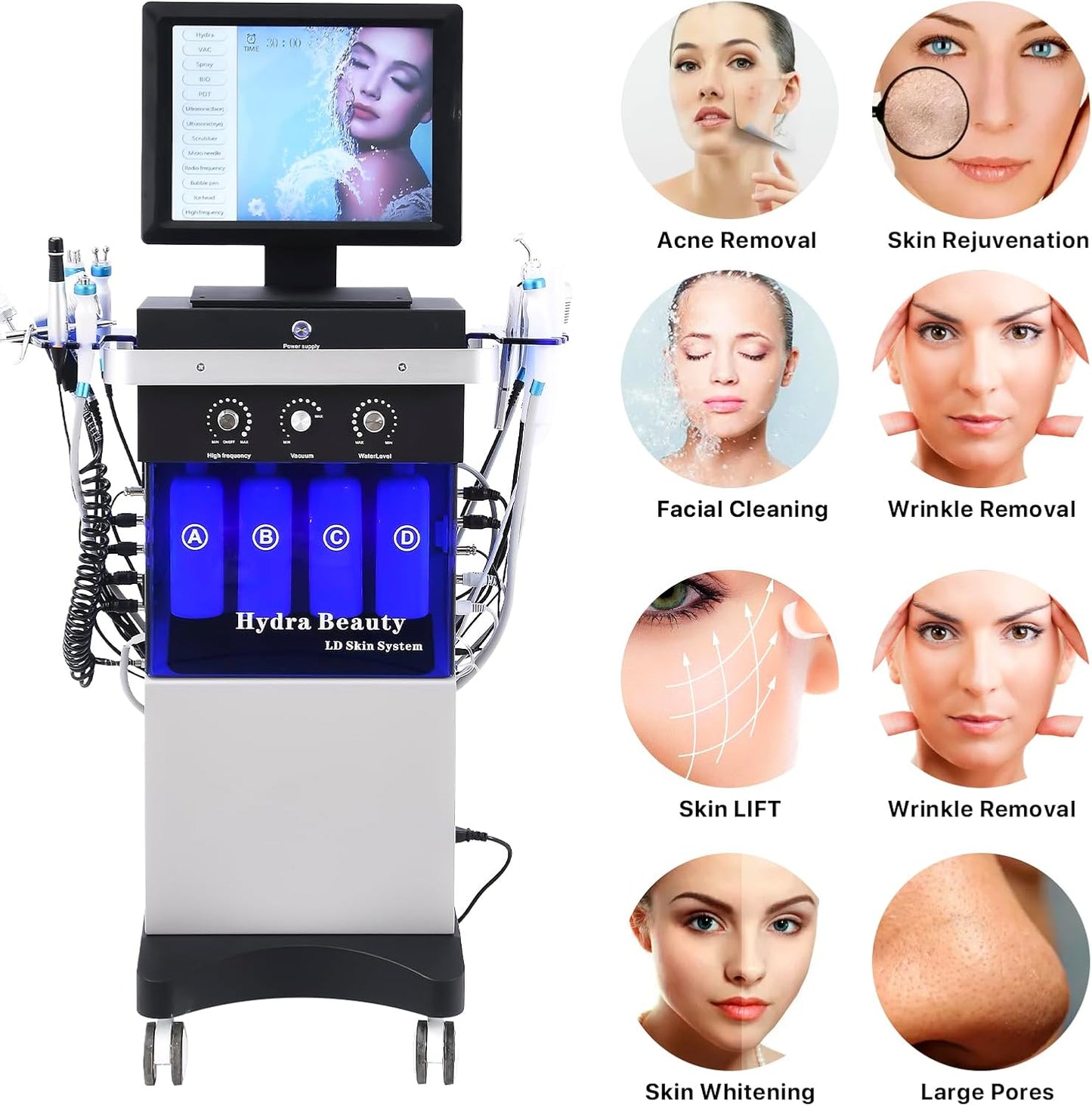 Pinjaze Hydrogen Oxygen Facial Machine