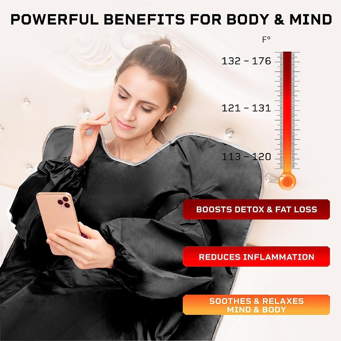 JKIUI Infrared Sauna Blanket Detox