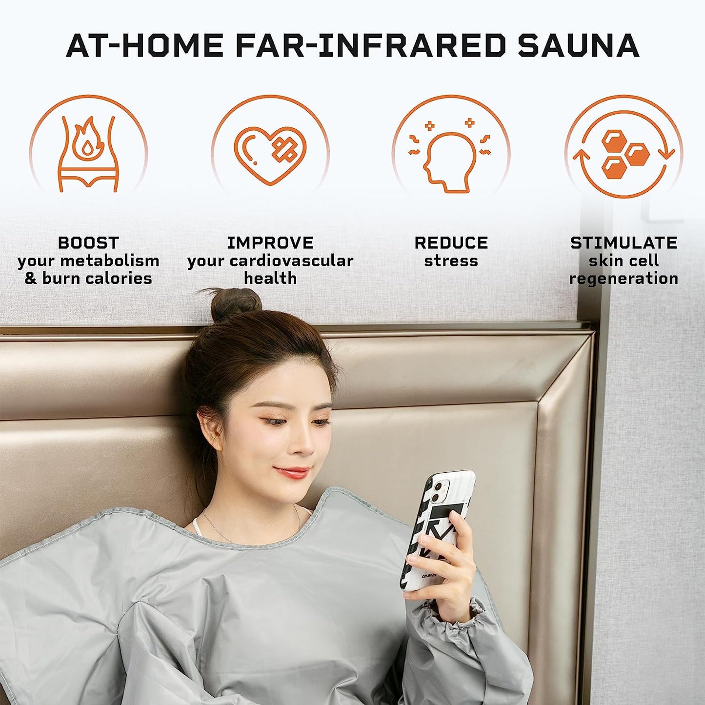JKIUI Infrared Sauna Blanket Fast Sweating