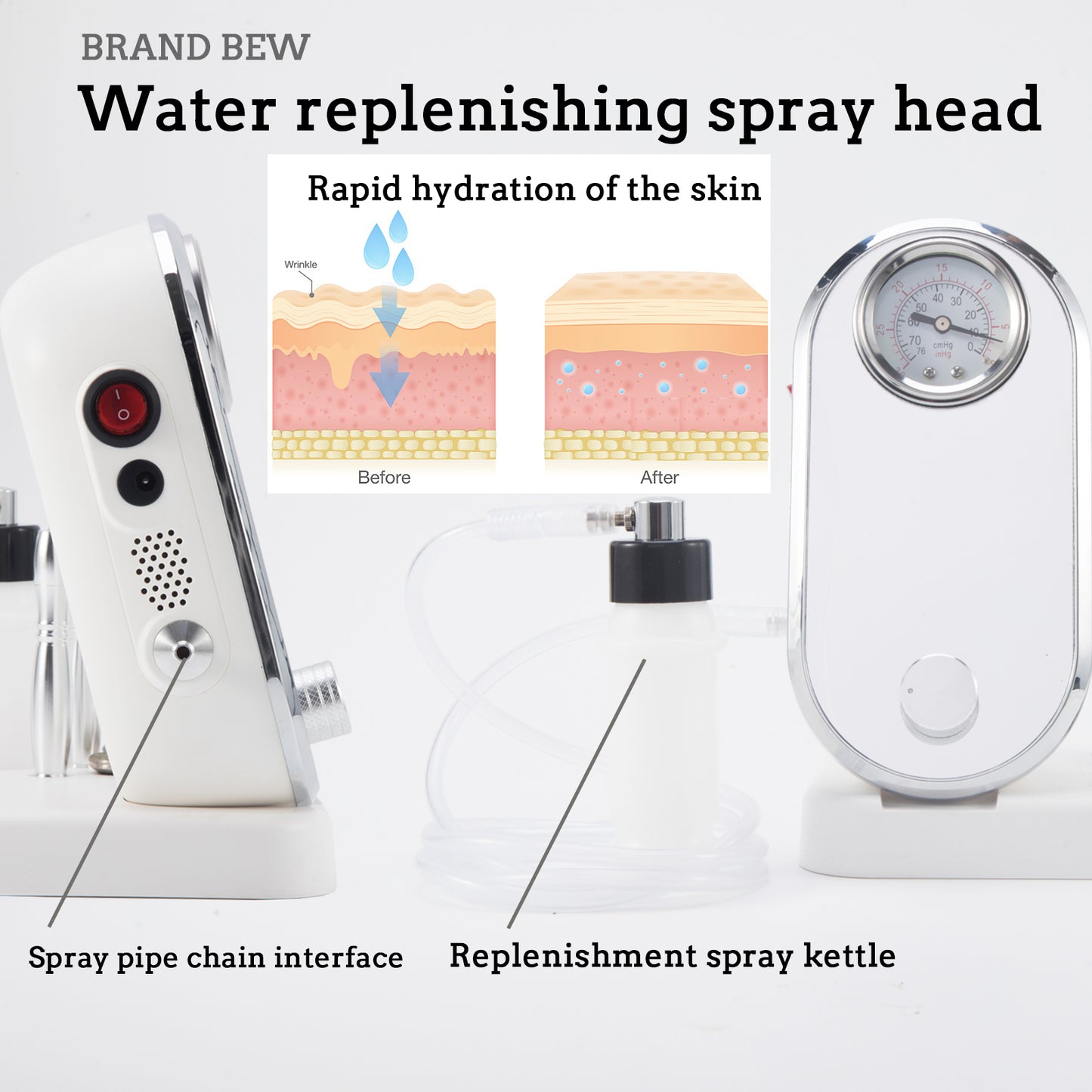 Pinjaze 3 IN 1 Diamond Microdermabrasion Machine,