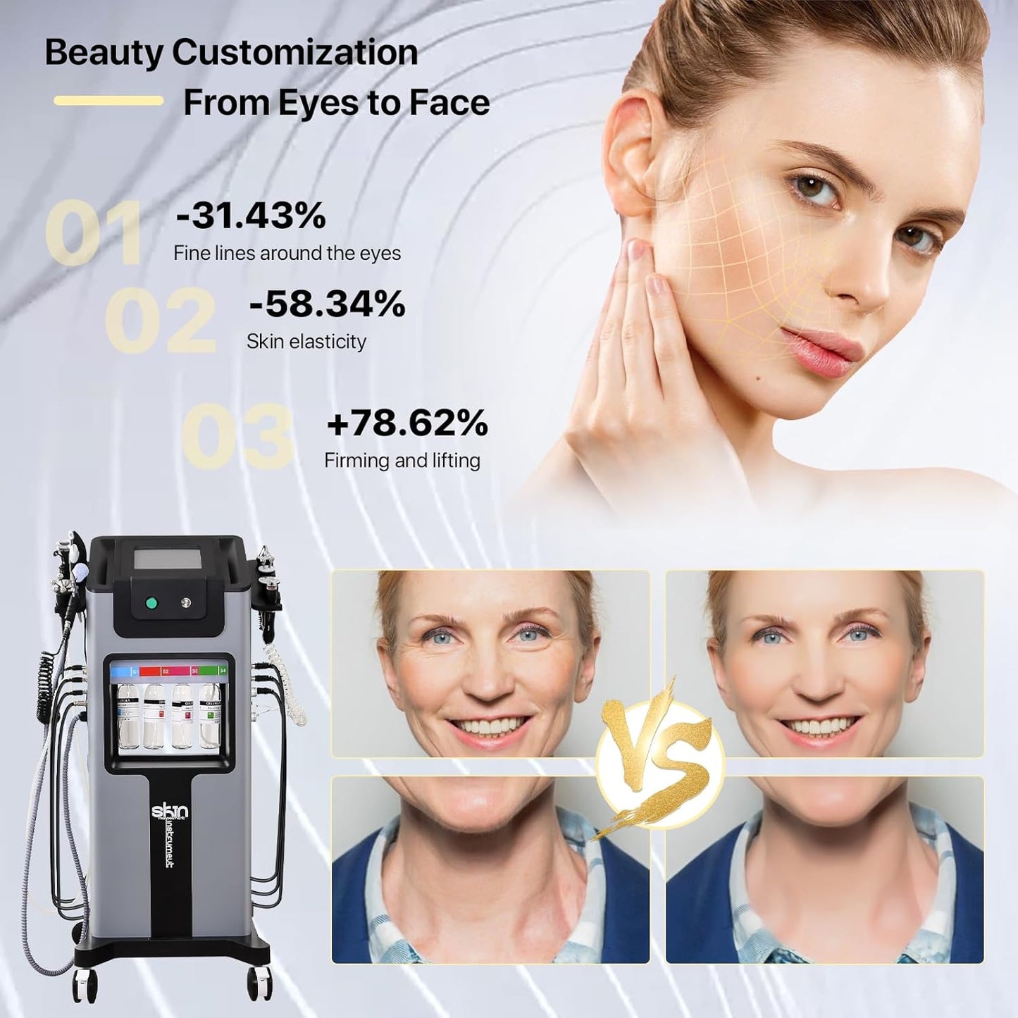 Pinjaze Hydro Oxygen Beauty Device