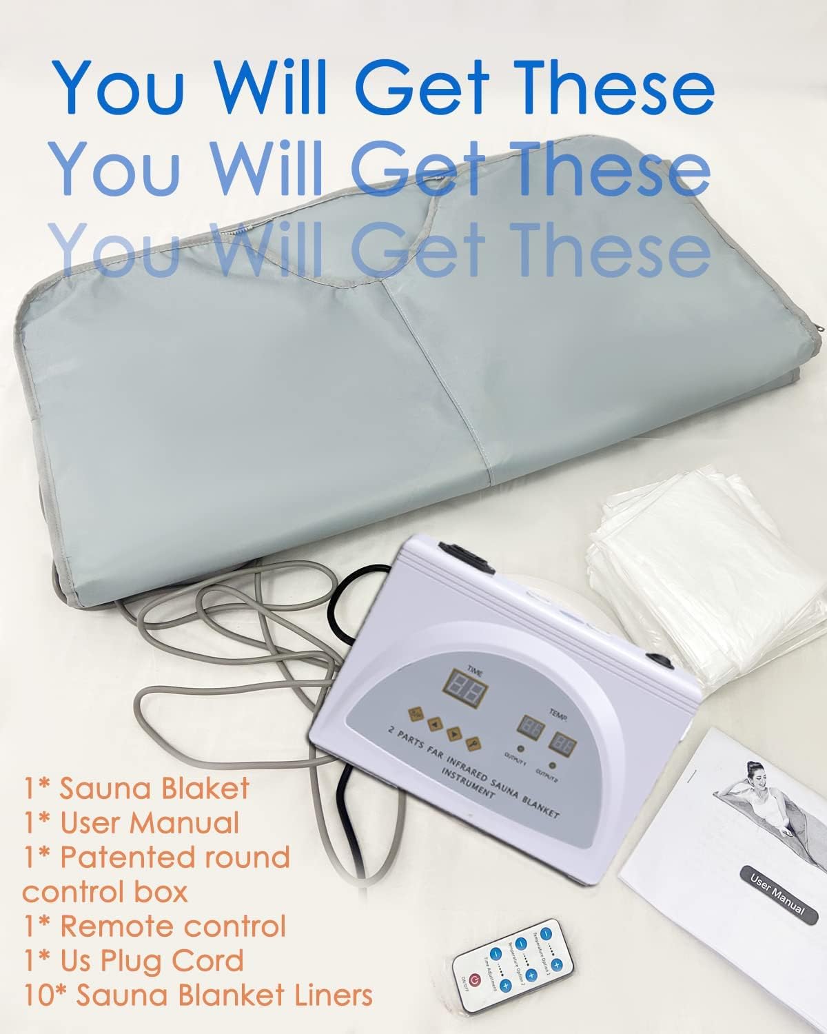 PINJAZE Far-Infrared Sauna Blanket Detox