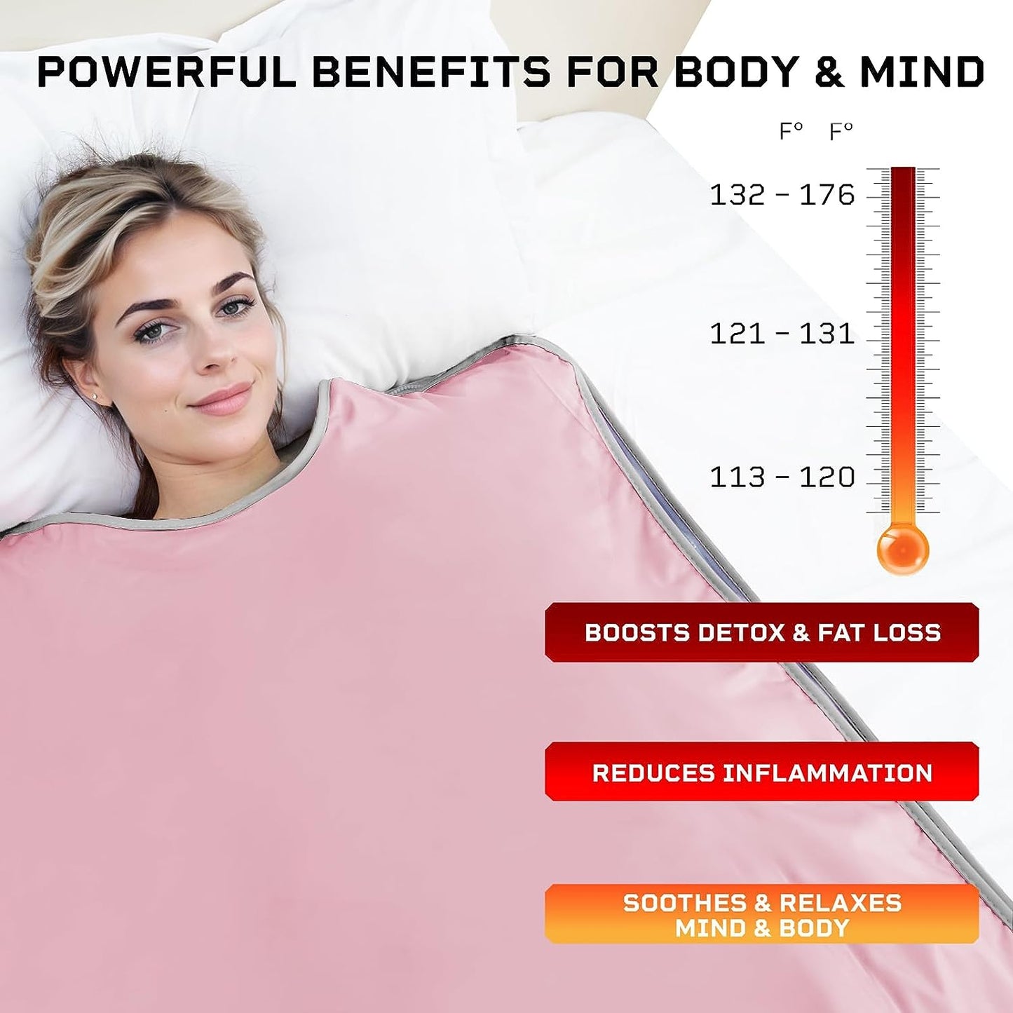 Udinek Sauna Blanket for Detoxification
