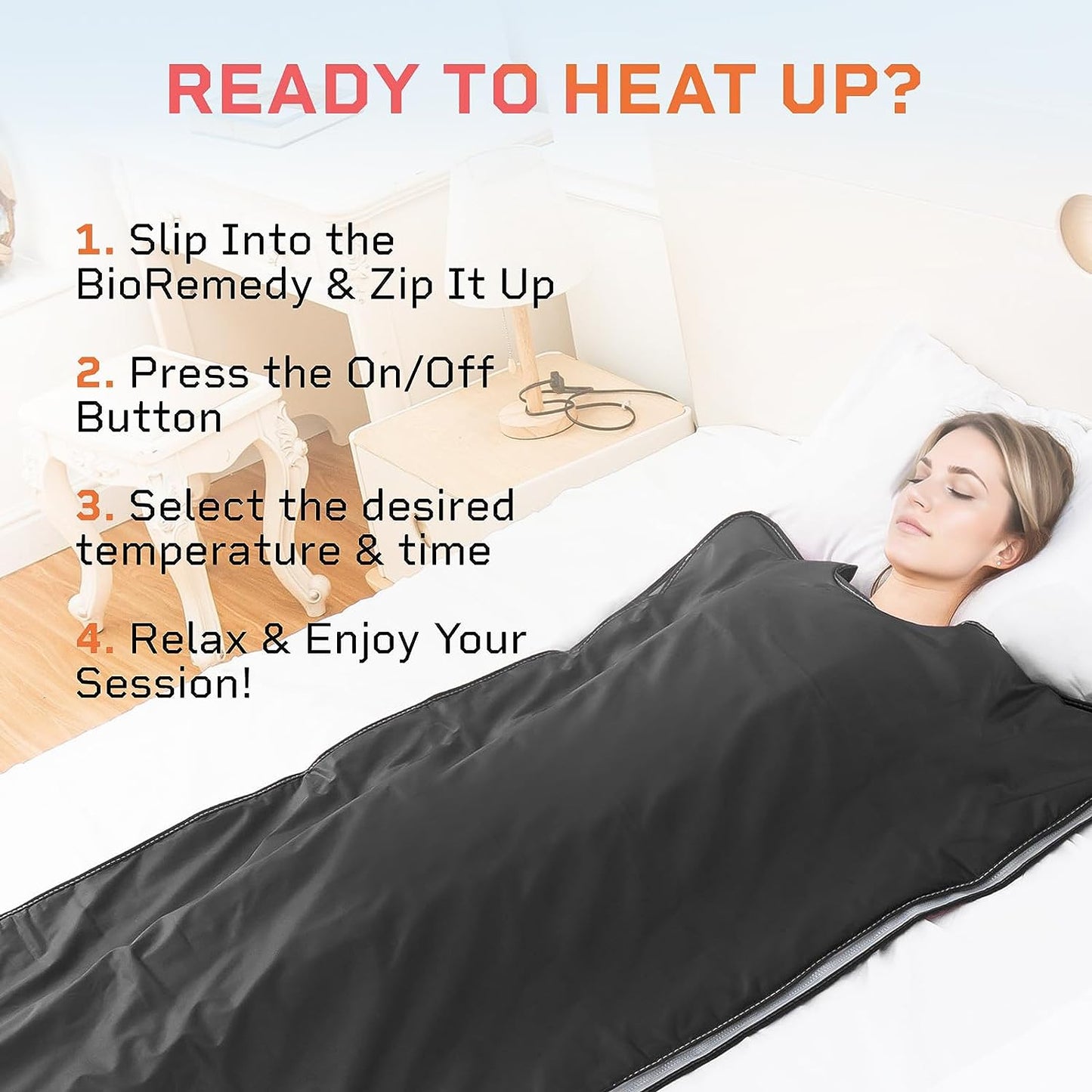 Udinek Sauna Blanket with Remote Control