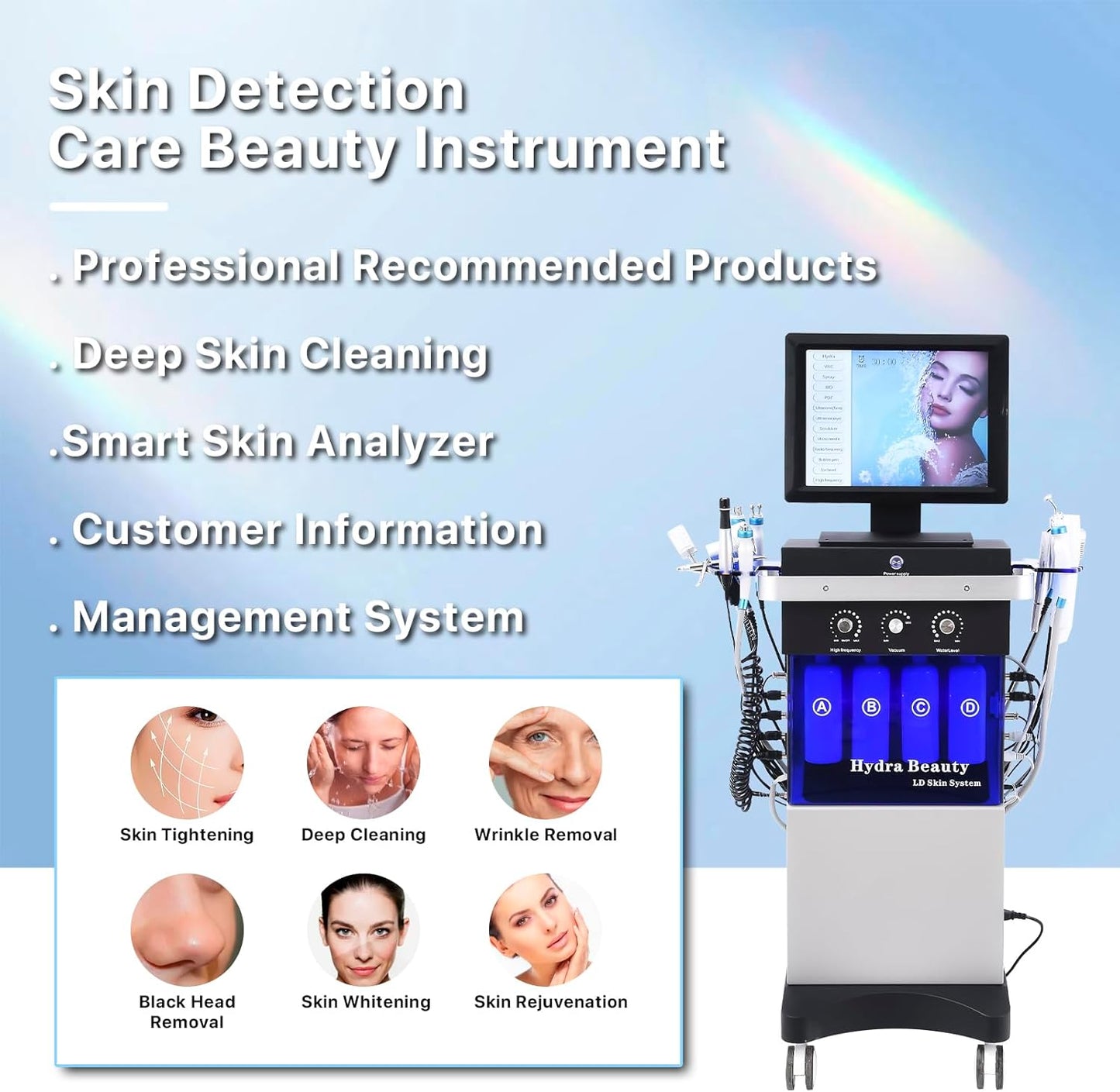 Pinjaze Hydrogen Oxygen Facial Machine