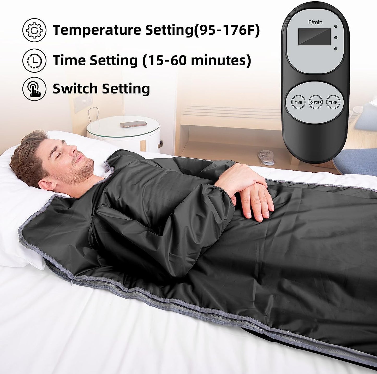 Udinek Infrared Sauna Blanket for Detoxification