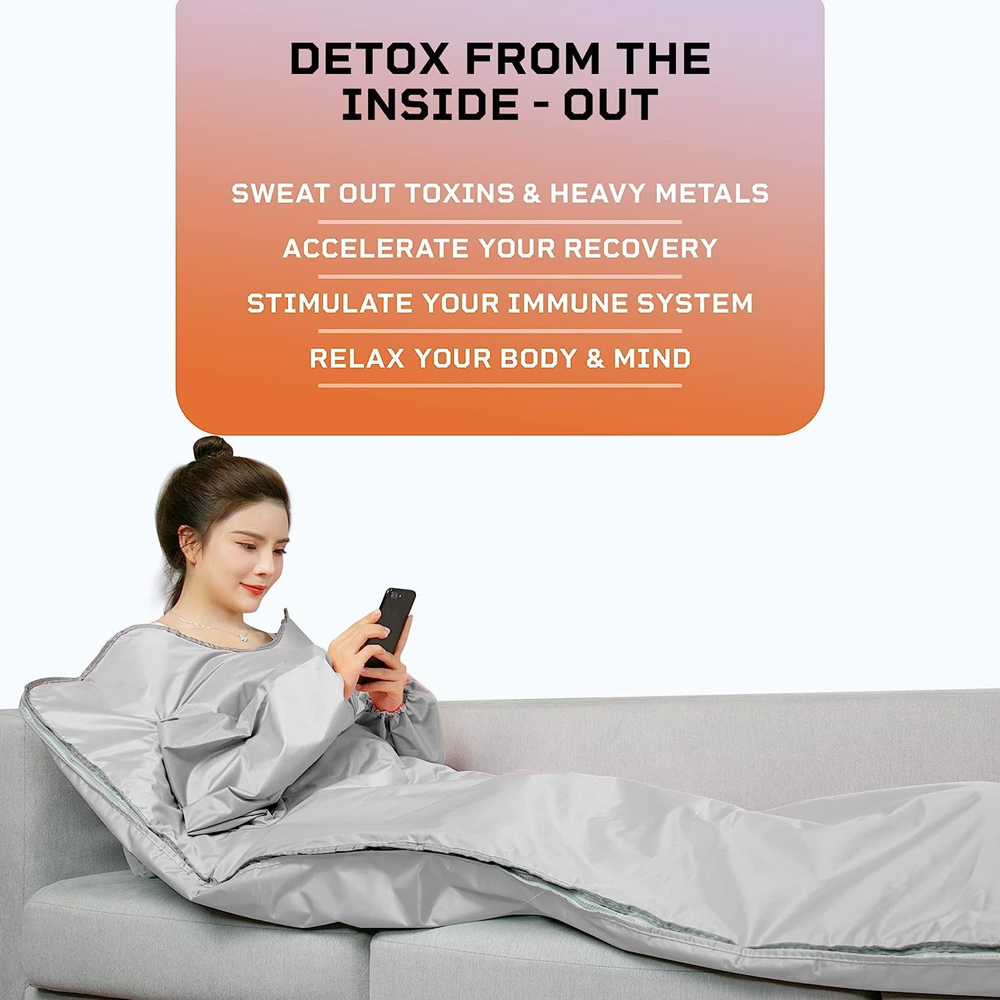 JKIUI Infrared Sauna Blanket Fast Sweating