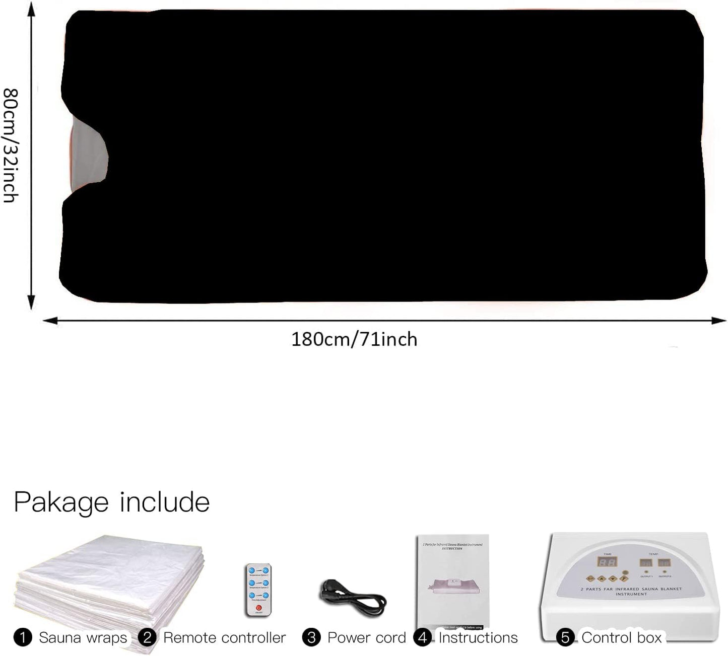 Pinjaze Infrared Sauna Blanket