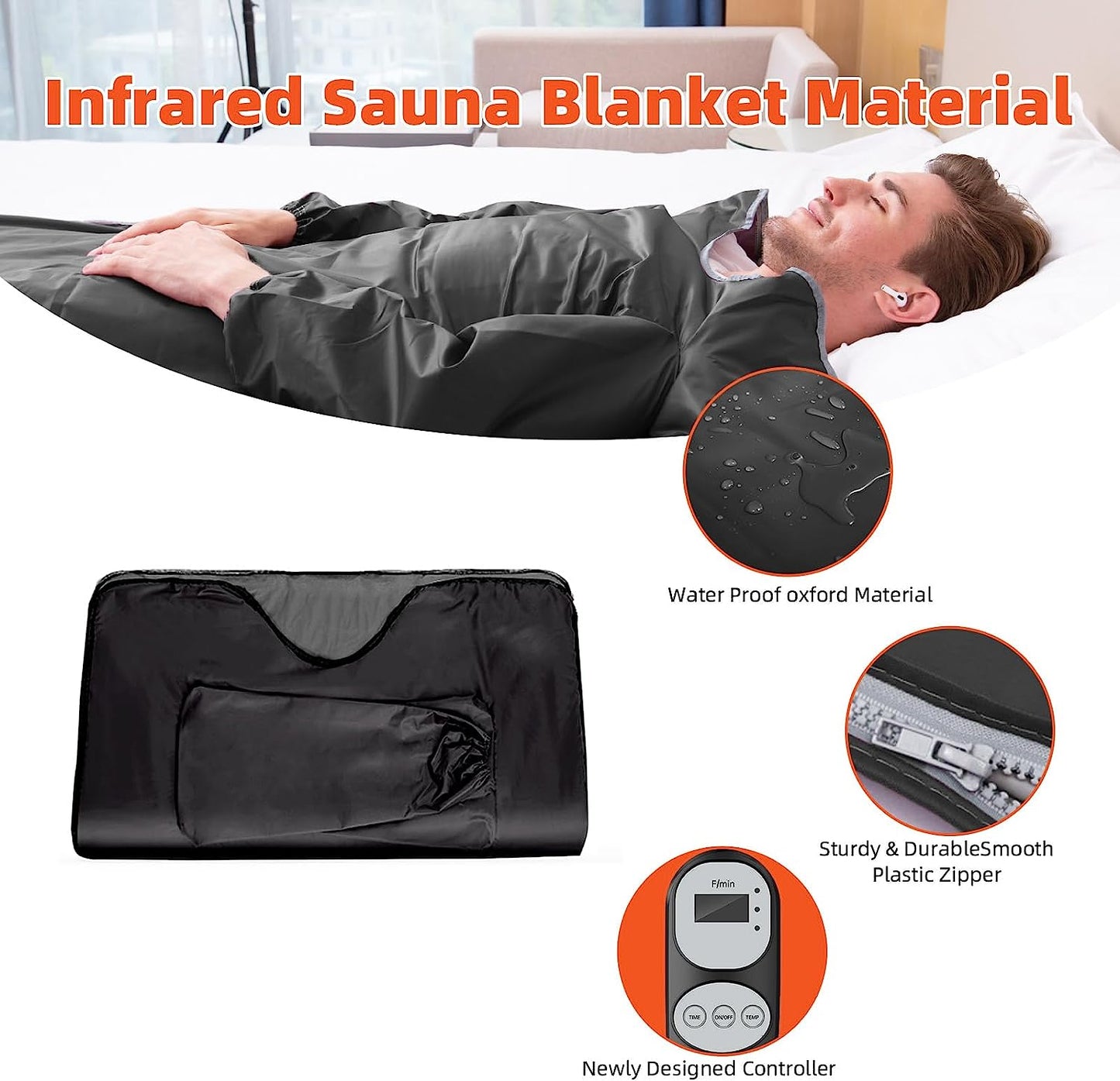 Udinek Infrared Sauna Blanket for Detoxification