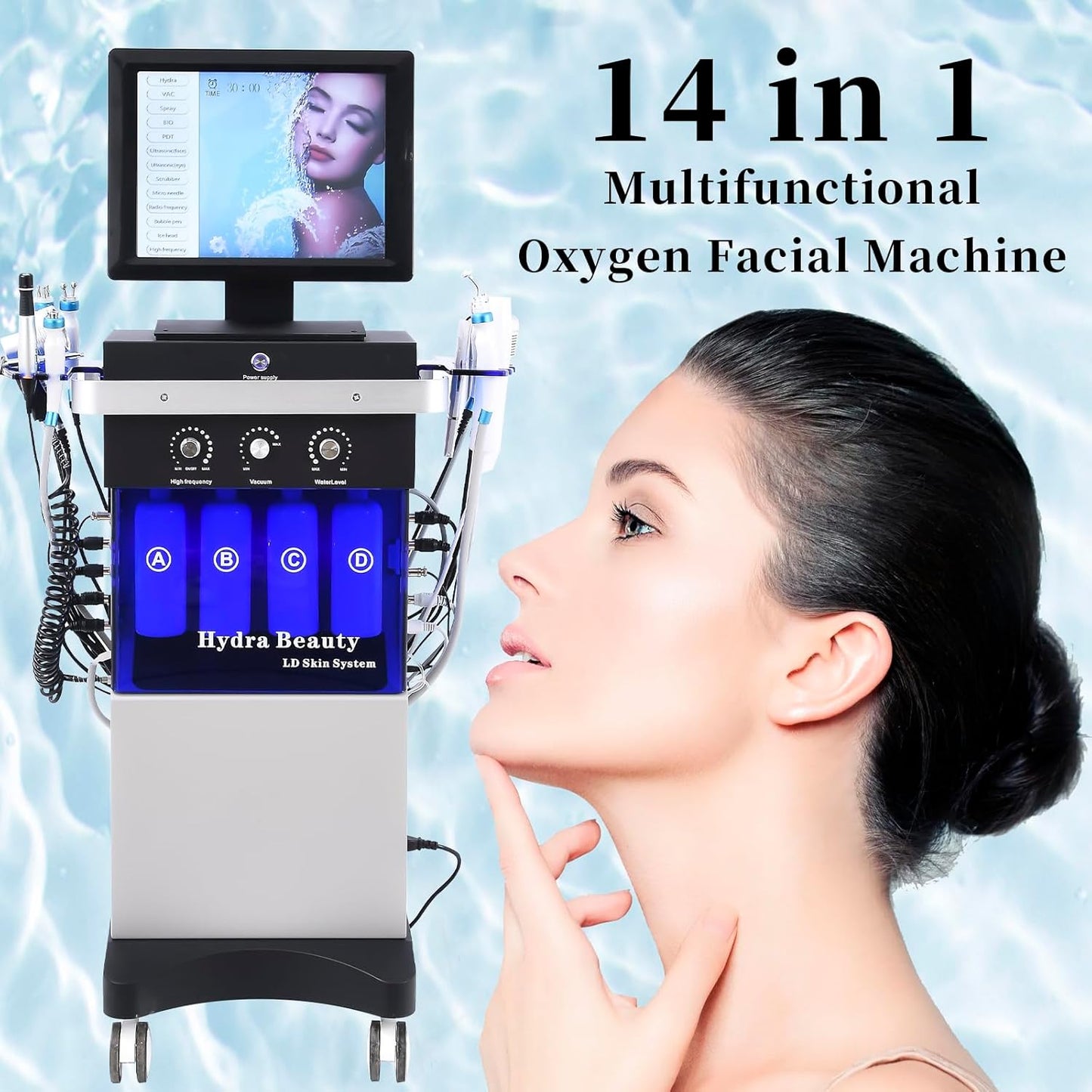 Pinjaze Hydrogen Oxygen Facial Machine