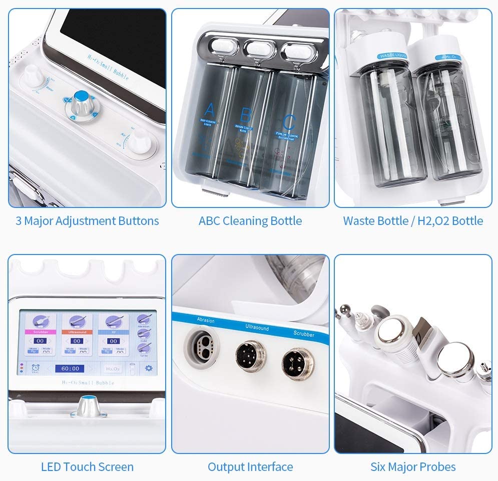 Pinjaze 7 in 1 Oxygen Facial Machine