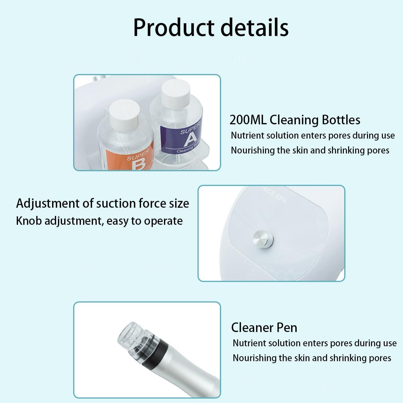Pinjaze Hydrogen-Oxygen Facial Machine
