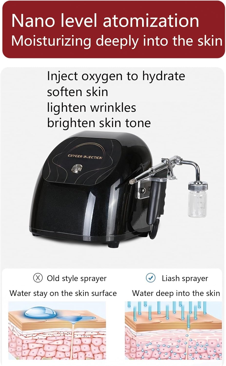 Professional Cool Face Mist Steamer Facial Sprayer