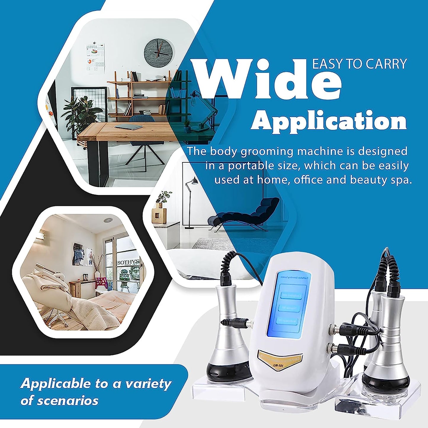 Pinjaze 4 in 1 Cavitation Machine, Body Sculpting Machine