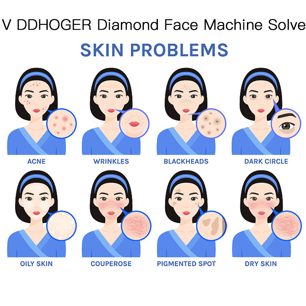 Pinjaze 3 IN 1 Diamond Microdermabrasion Machine,