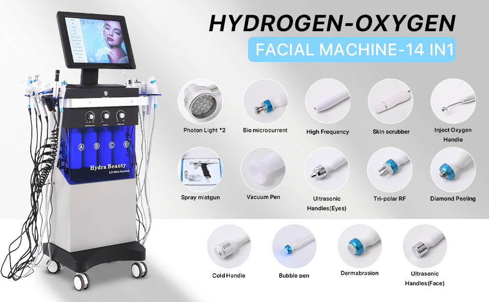 Pinjaze Hydrogen Oxygen Facial Machine