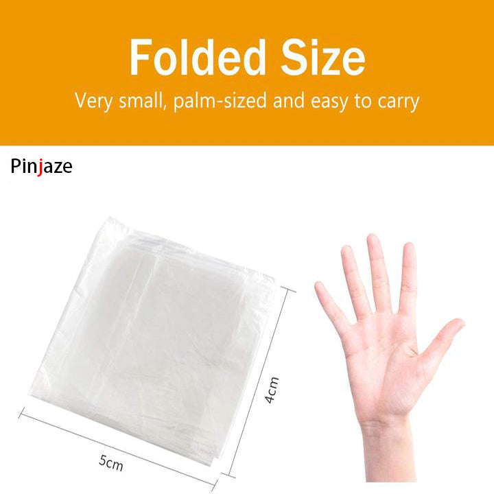 Pinjaze 20 Pieces Disposable Plastic Sheeting