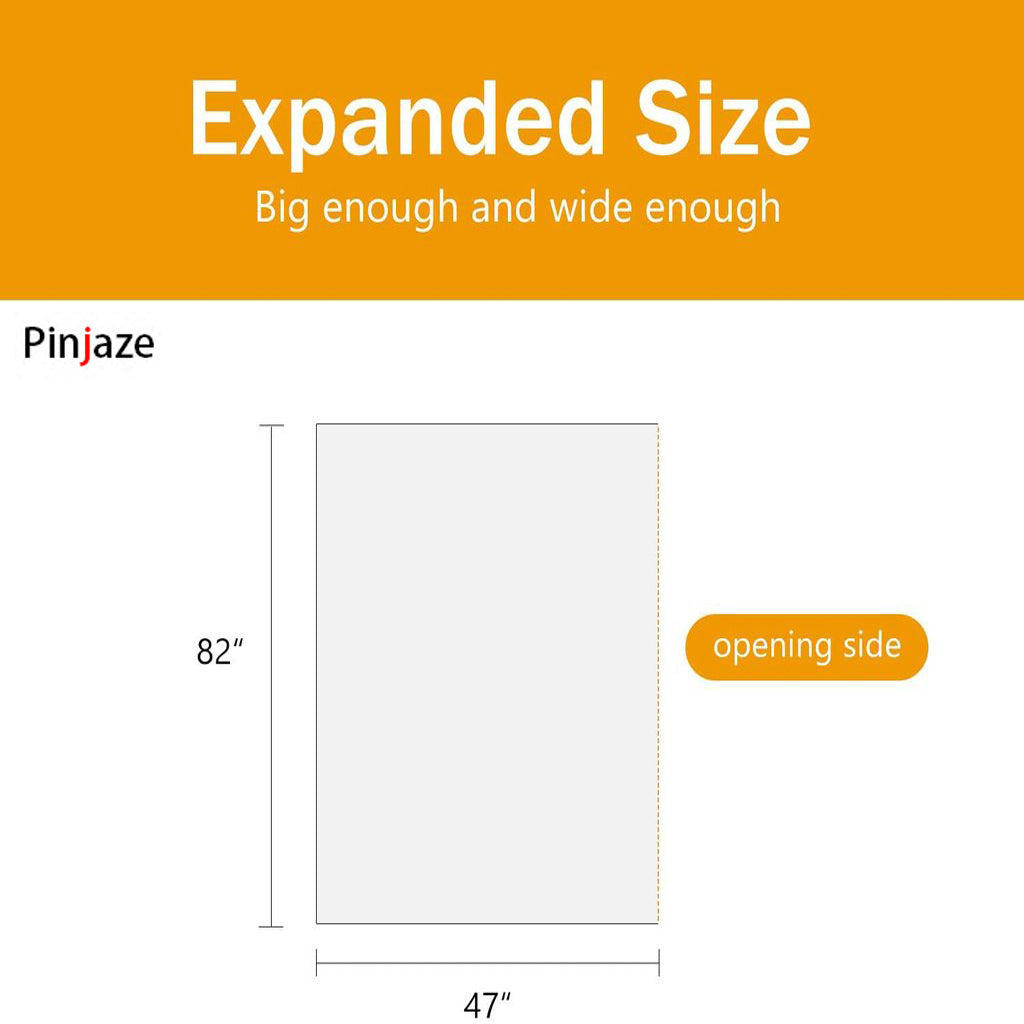 Pinjaze 20 Pieces Disposable Plastic Sheeting