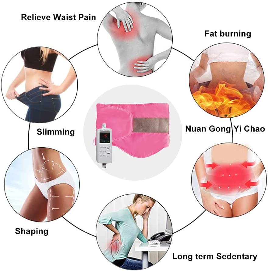 V ddhoger Electric Massage Belt(Pink)