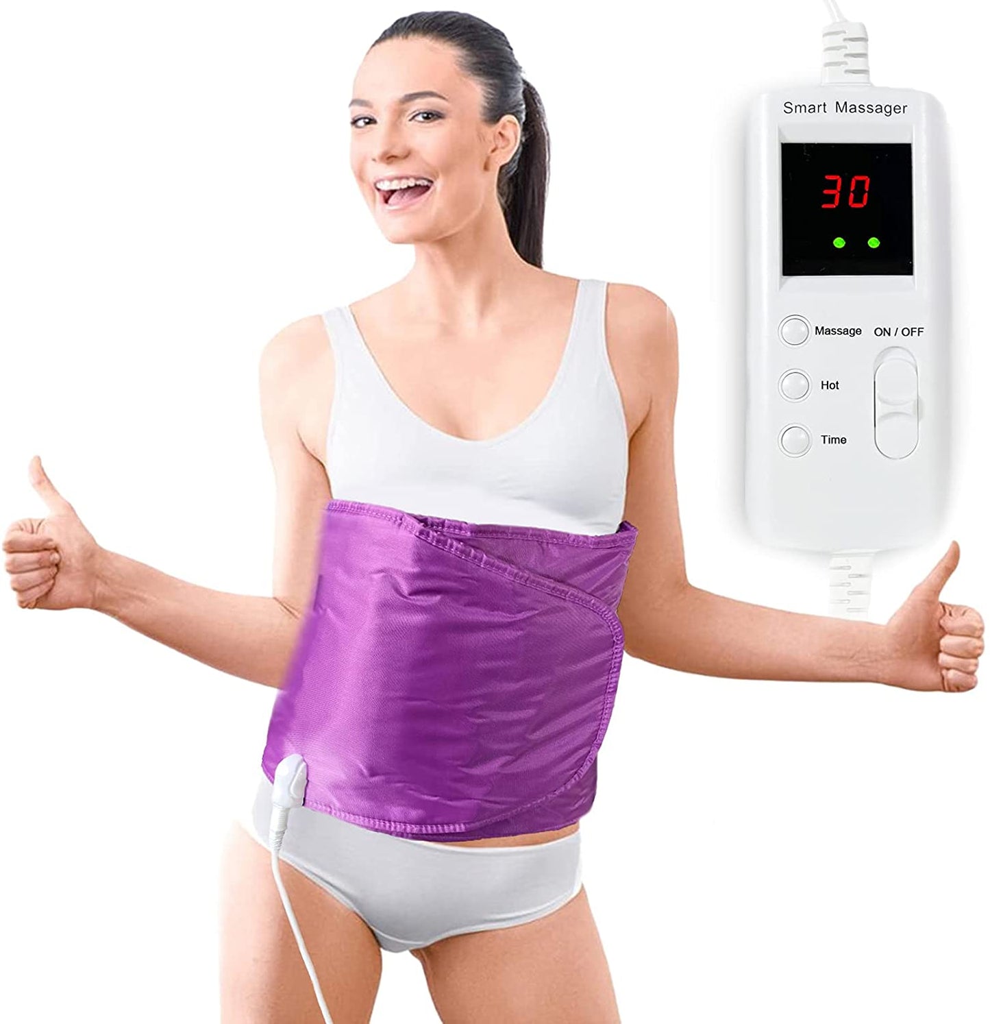 PINJAZE Electric Sauna Belt with Massage and heat