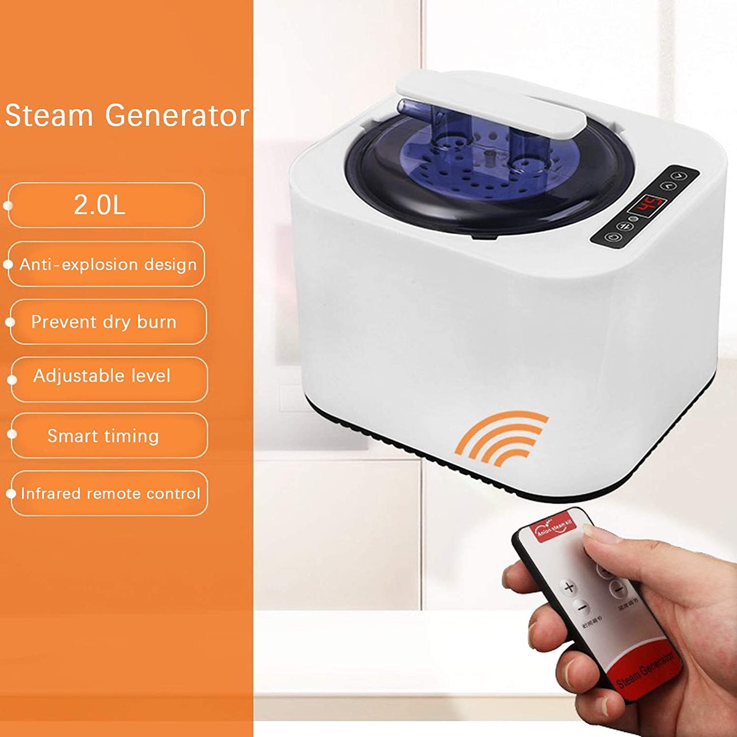 PINJAZE 2 Liters Sauna Steamer