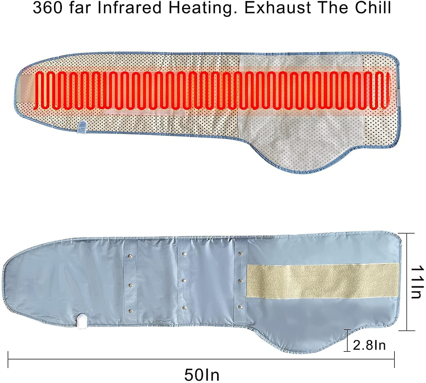 Pinjaze Slimming Vibration Massage Heat Belt