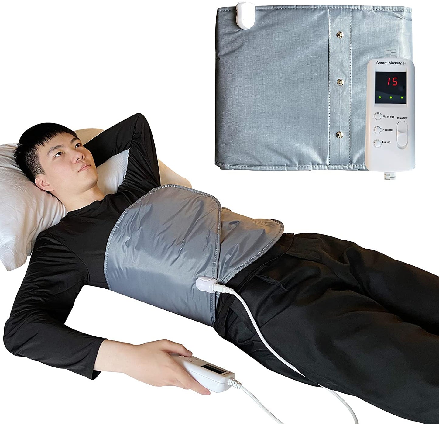 Pinjaze Slimming Vibration Massage Heat Belt