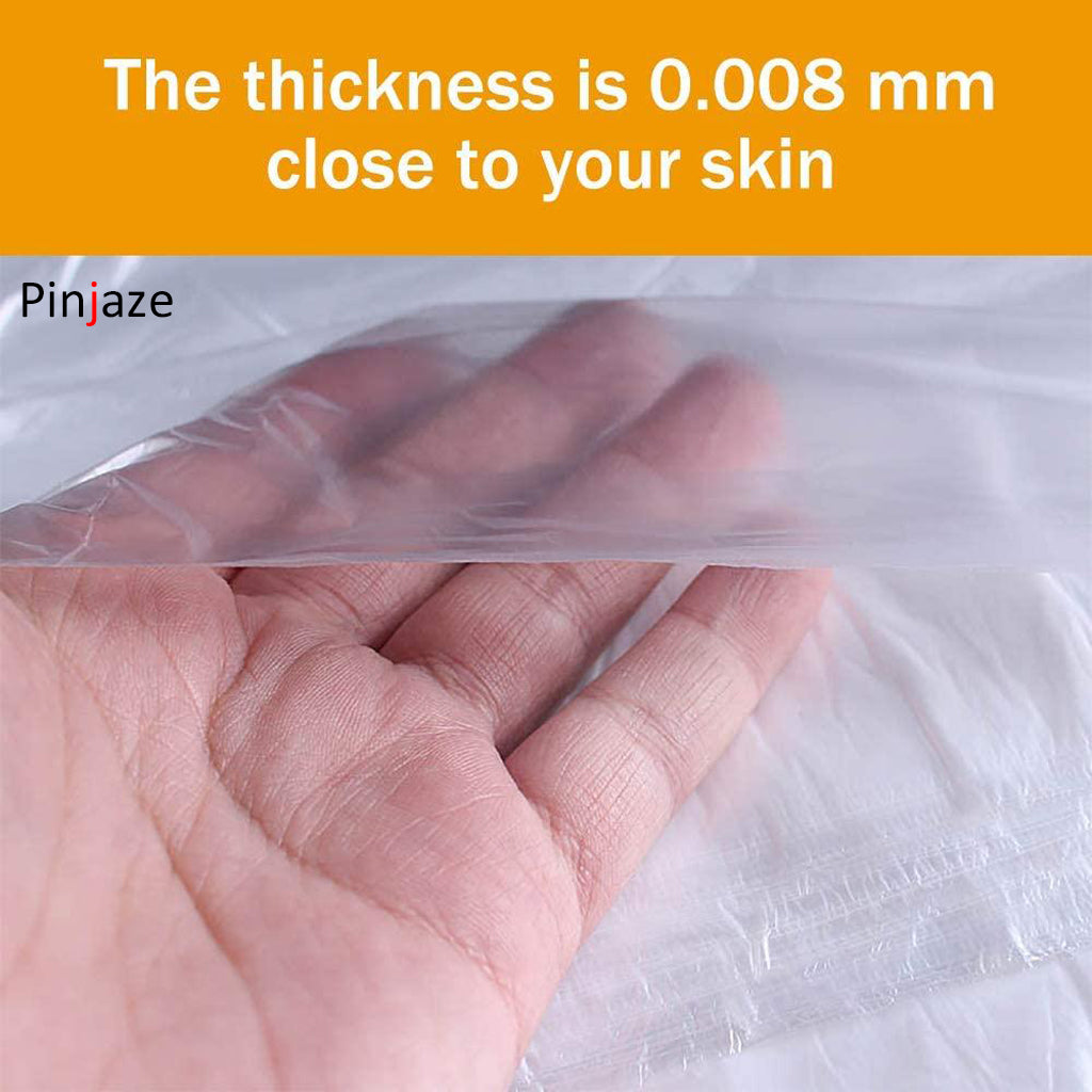 Pinjaze 20 Pieces Disposable Plastic Sheeting