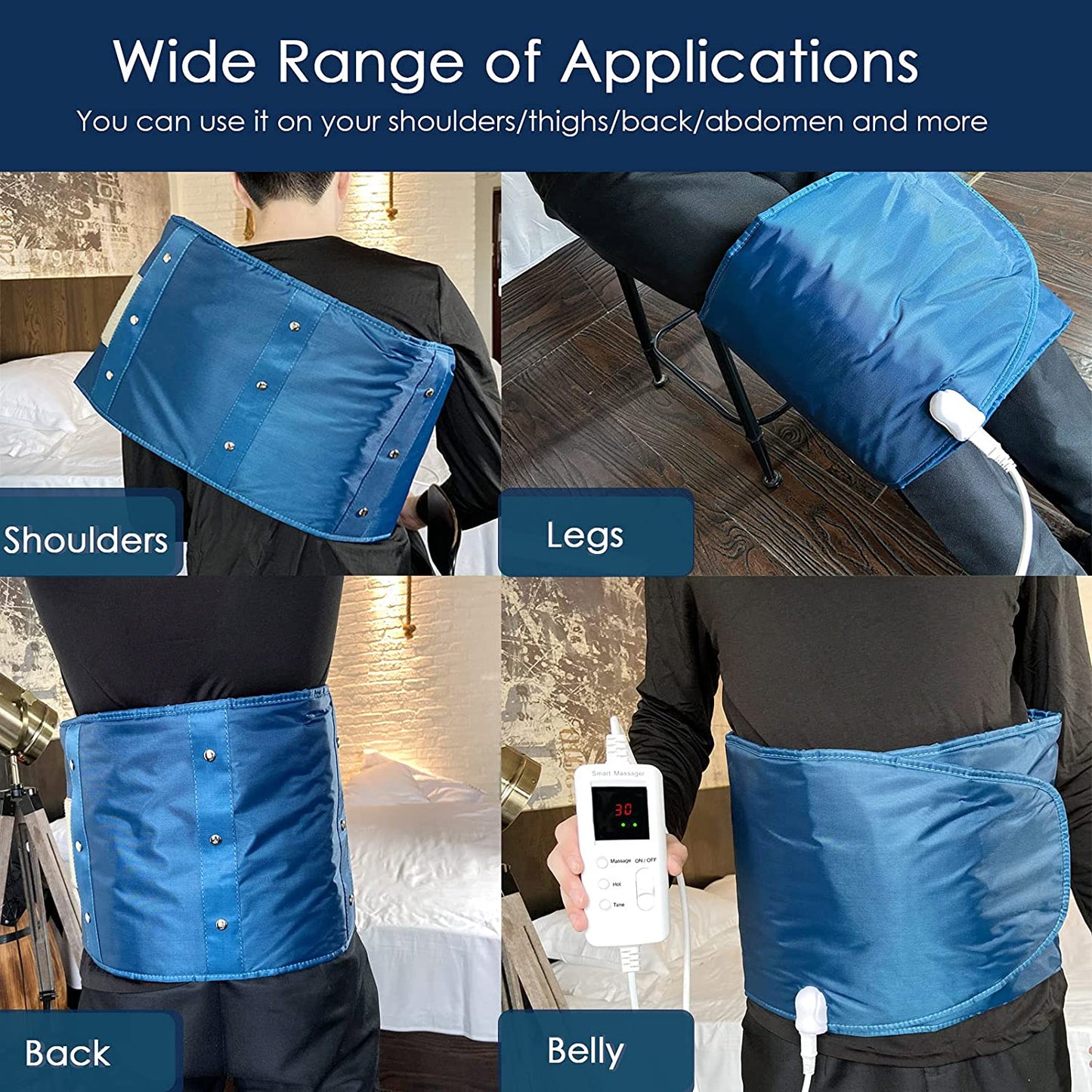 PINJAZE Electric Massage HeatBelt Heat