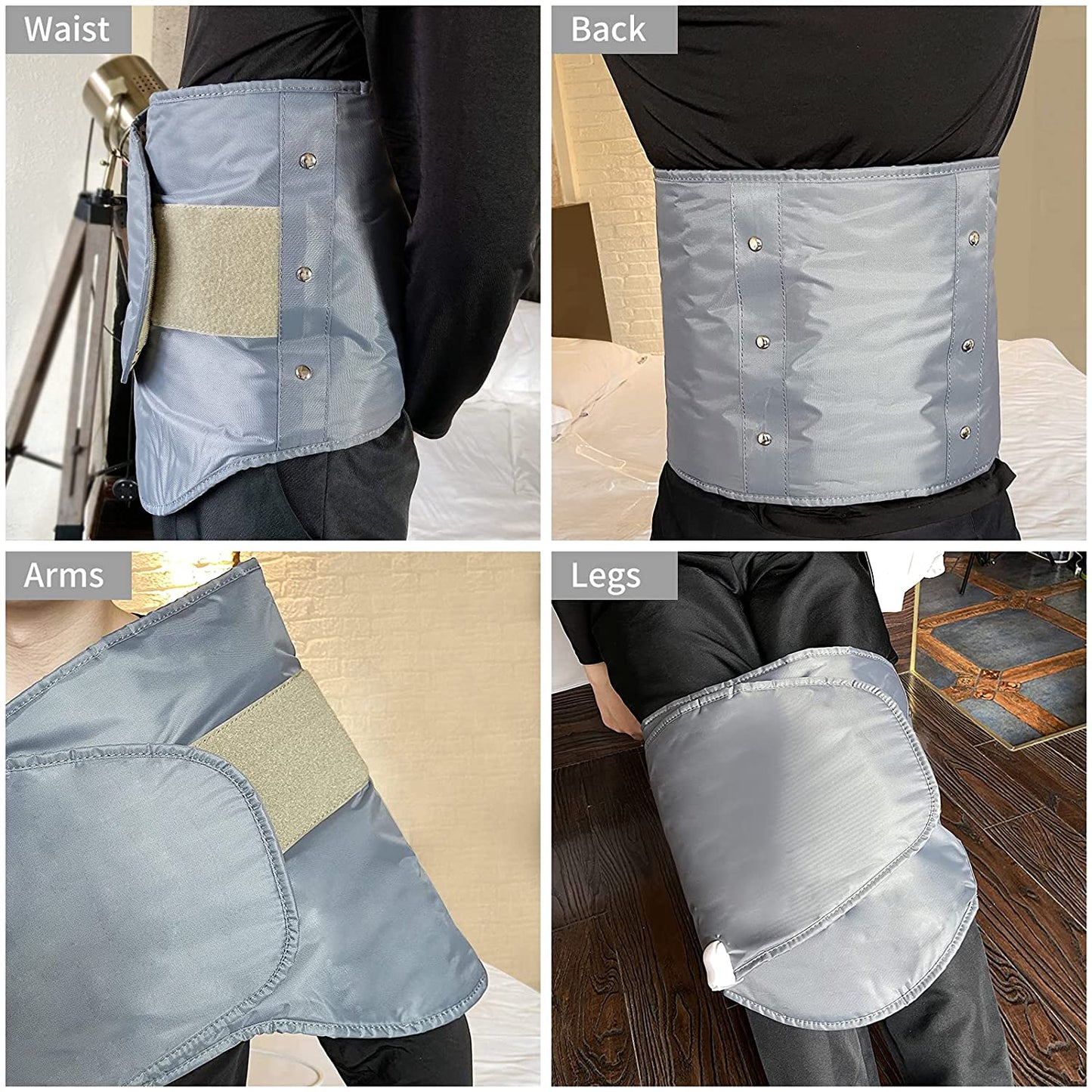 Pinjaze Slimming Vibration Massage Heat Belt