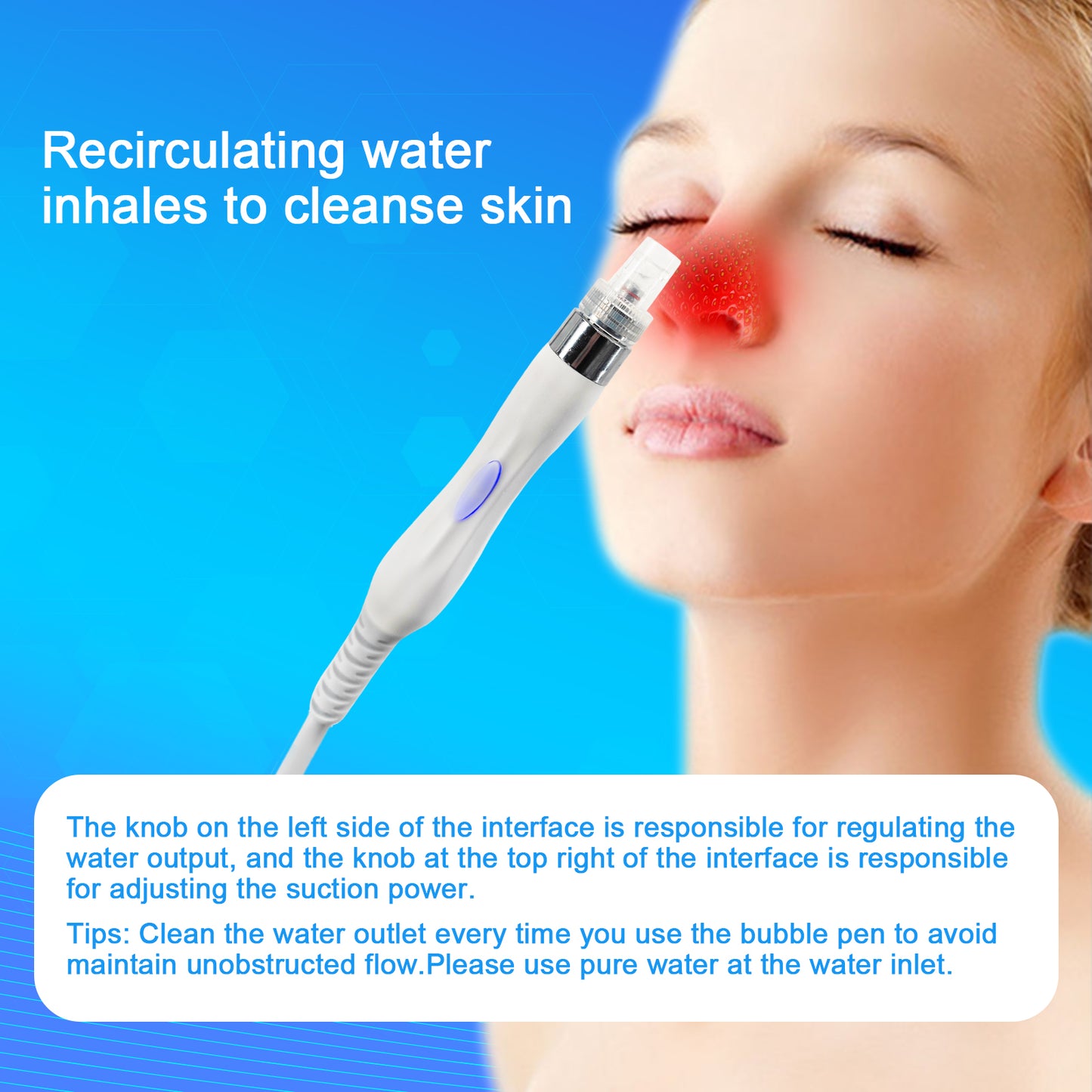 Pinjaze 7 in 1 Hydrogen Oxygen Facial Machine