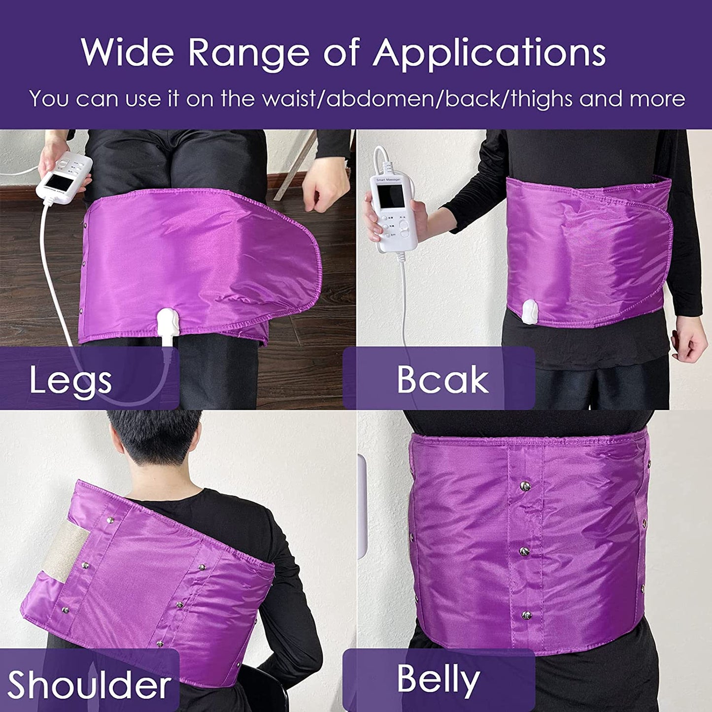 PINJAZE  Electric Sauna Belt with Massage and heat